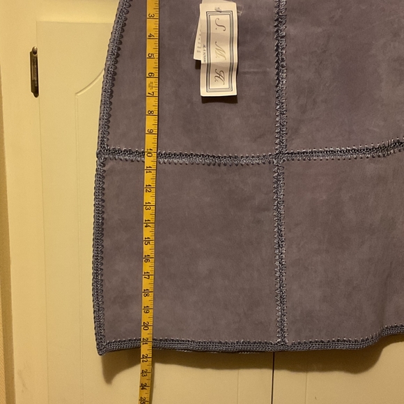 BRAND NEW WOMENS S.M.H 80’s HIGH WAISTED KINDS PENCILED GRAY SKIRT. SIZE-10 - Picture 7 of 15